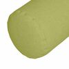 vidaXL Bolster Pillows 2 pcs Light Green Ø 15 x 40 cm Fabric