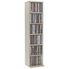 vidaXL CD Cabinet Sonoma Oak 21x20x88 cm Engineered Wood