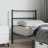 vidaXL Metal Replace Headboard Black 75 cm