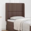 vidaXL Headboard Ear Brown PVC