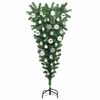 vidaXL Upside-down Artificial Pre-lit Christmas Tree with Ball Set PVC