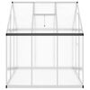 vidaXL Greenhouse with Base Frame Silver 169x169x195 cm Aluminium