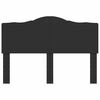 vidaXL Headboard with Headboard Black Oak 150 cm Engineered wood