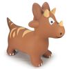 JAMARA Bouncing Animal Dino with Pump Brown