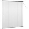 vidaXL Window Blind with Curtains Manual Black Aluminium