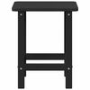 vidaXL Side Table Black 38 x 38 x 46 cm Polyethylene