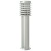 vidaXL Outdoor Floor Lamp Silver 60 cm Stainless Steel