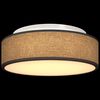 vidaXL Ceiling Lamp with Spotlights Black 38 x 38 x 13.5 cm Fabric