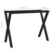 vidaXL Dining Table Leg X-Frame 100x40x72 cm