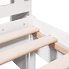 vidaXL Bookcase Bed without Mattress White 90x200 cm Solid Wood Pine