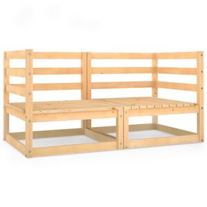 vidaXL Garden 2-Seater Sofa Solid Pinewood