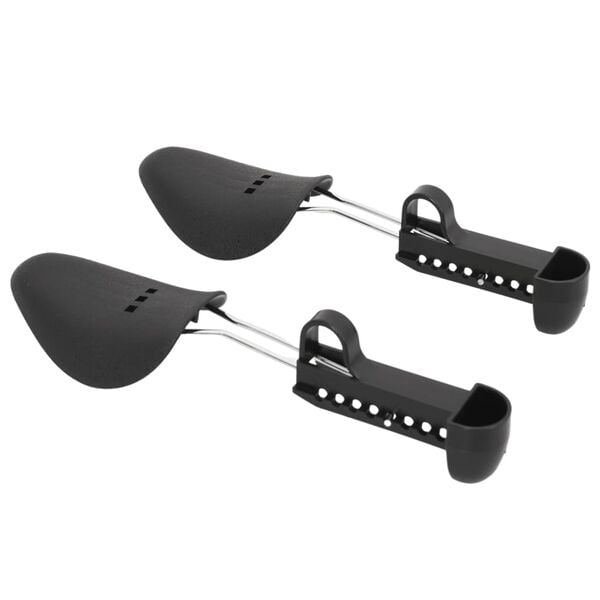 vidaXL Shoe Trees 5 Pairs Black EU 35-38 Plastic
