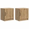 vidaXL Bedside Cabinet 2 pcs Artisan Oak 43 x 34.5 x 47 cm