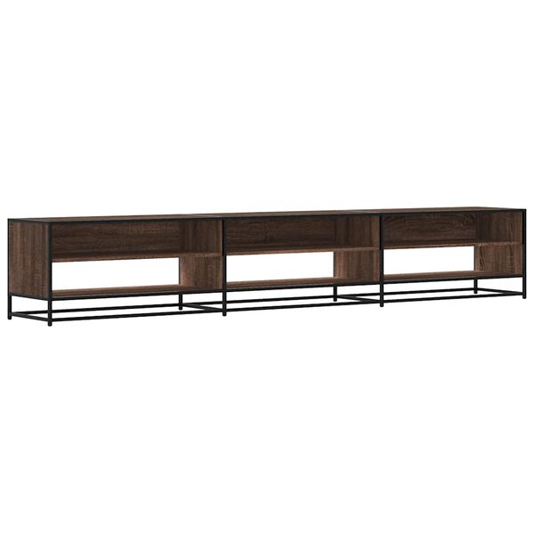 vidaXL TV Cabinet Brown Oak 270x40x46 cm Engineered Wood