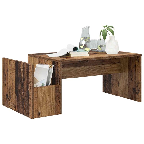 vidaXL Coffee Table Old Wood 90 x 45 x 35 cm Engineered Wood