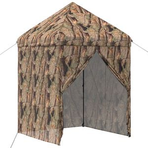vidaXL Pop-up Gazebo with 4 Sidewalls 2 x 2 m Forest Camouflage