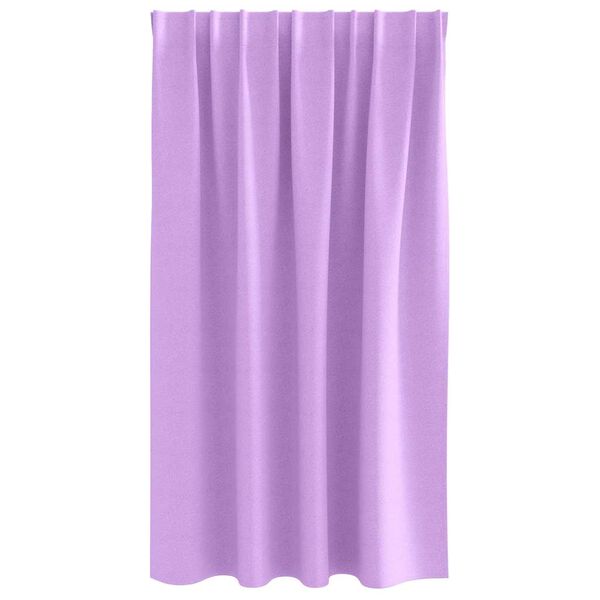 vidaXL Blackout Curtains with Rings 2 pcs Purple 140 x 140 cm
