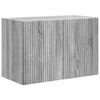 vidaXL TV Wall Cabinet 59.5 x 31 x 40 cm Grey Sonoma Engineered Wood