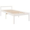 vidaXL Senior Bed without Mattress White 90x200cm Solid Wood Pine