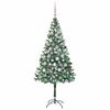 vidaXL Artificial Christmas Tree with Stand Green 180 cm PVC and Steel