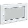 vidaXL Basement Window RISOR 100 x 50 cm PVC and Glass Anthracite