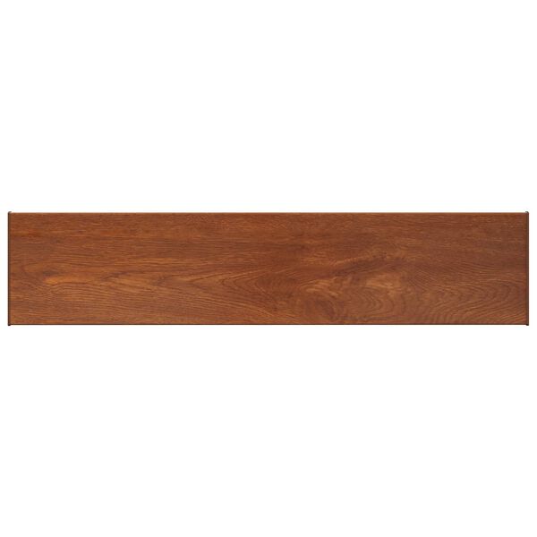 vidaXL Window Sill Brown Wood 160 x 35 x 4.5 cm PVC