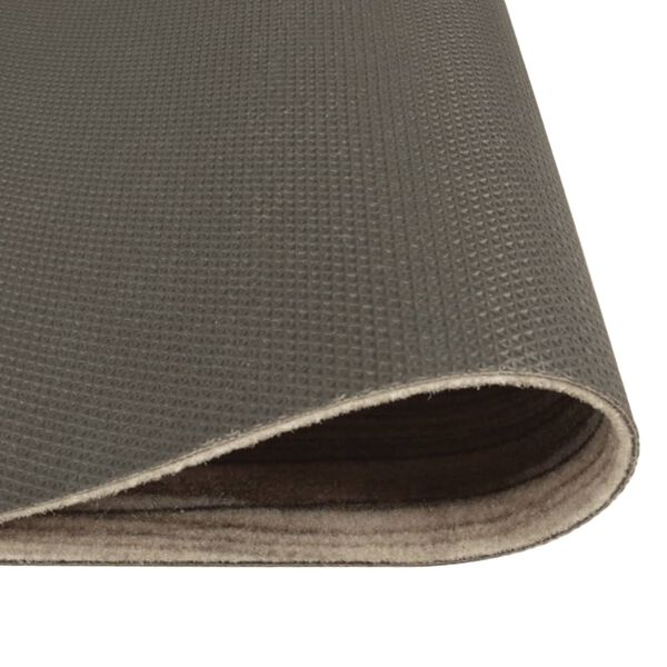 vidaXL Kitchen Rug Washable Cooking Grey 45x150 cm Velvet