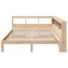 vidaXL Bookcase Bed without Mattress 150x200 cm King Size Solid Wood Pine