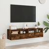 vidaXL TV Wall Cabinets 2 pcs Smoked Oak 60x30x30 cm Engineered Wood