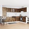 vidaXL Kitchen Cabinet with Storage Lucca Smoked Oak 80 x 46 x 81.5 cm