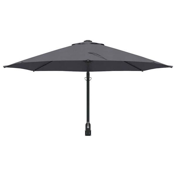vidaXL Garden Parasol Anthracite and Black 248 x 248 x 148 cm
