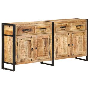 vidaXL Sideboard 172x35x80 cm Solid Mango Wood