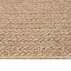 vidaXL Rug ZIZUR 240x240 cm Jute Look Indoor and Outdoor