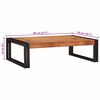 vidaXL Bathroom Shelf Brown 80 x 50 x 23 cm Solid Acacia Wood