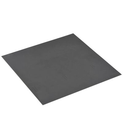 vidaXL Self-adhesive PVC Flooring Planks 5.11 m² Black with Pattern