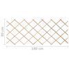 vidaXL Trellis Fences 5 pcs Solid Firwood 180x80 cm
