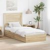 vidaXL Storage Bed with Drawer Sonoma Oak 75 x 190 cm Engineered Wood