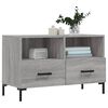vidaXL TV Cabinet Grey Sonoma 80x36x50 cm Engineered Wood