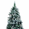 vidaXL Artificial Christmas Tree with 300 LEDs with Stand Green 240 cm