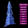vidaXL Christmas Tree with 240 LEDs Blue 180 cm Acrylic