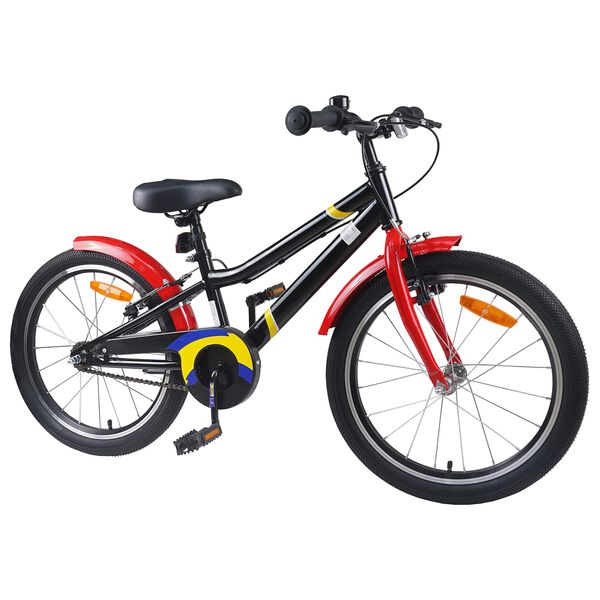 vidaXL Kids Bike 20'' for 6-11 Years Old Black Red