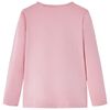 Kids' T-shirt with Long Sleeves Light Pink 128