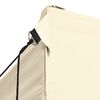 vidaXL Party Tent Folding Cream 291 x 580 x 315 cm Oxford Fabric
