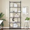 vidaXL Bookcase 6-Tier Grey Sonoma 76x32x192 cm Engineered Wood