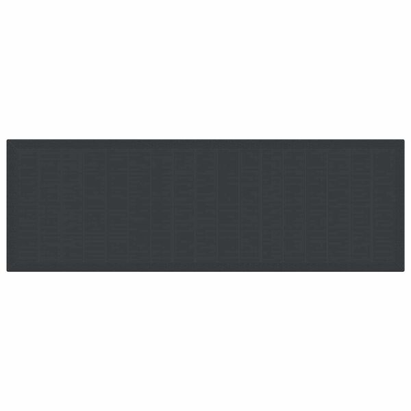 vidaXL Garden Dining Set with Cushions with Cushion 11 pcs Anthracite