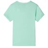 Kids' T-shirt with Short Sleeves Light Green 116
