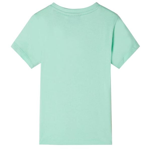 Kids' T-shirt with Short Sleeves Light Green 116