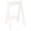 vidaXL Stools 2 pcs White 40x40x60 cm Solid Wood Pine