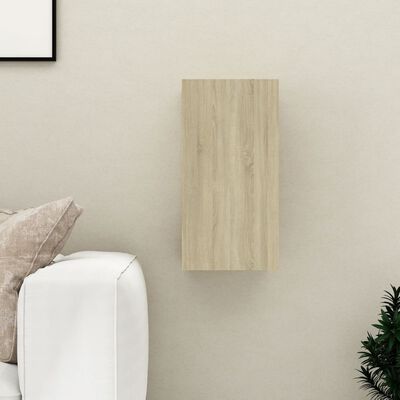 vidaXL TV Cabinet Sonoma Oak 30.5x30x60 cm Engineered Wood