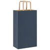 vidaXL Paper Bags 250 pcs with Handles Blue 21x11x36 cm